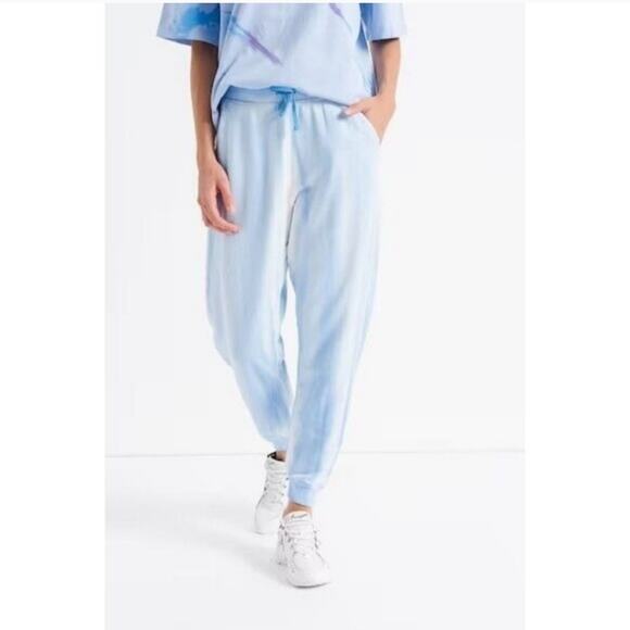 Nike Yoga Luxe Blue Joggers - Picture 1 of 12